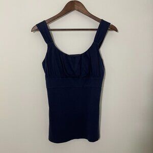 Ann Taylor Tank Top - Navy Blue S